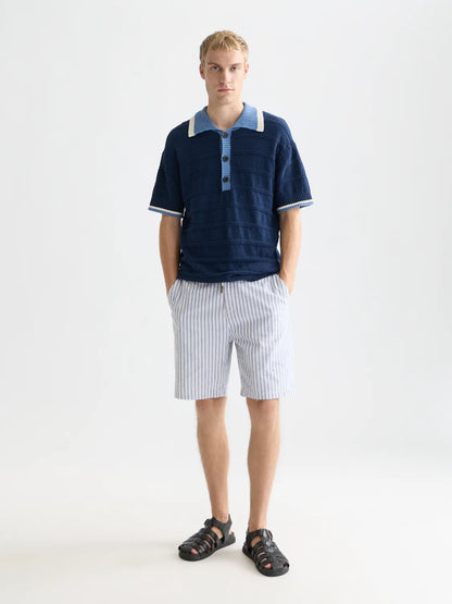 Structured Knitted Polo