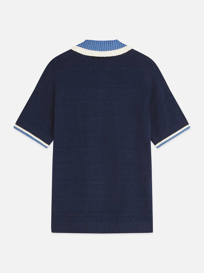 Structured Knitted Polo