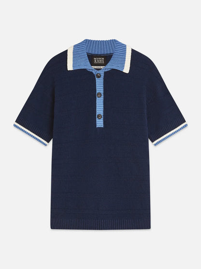 Structured Knitted Polo