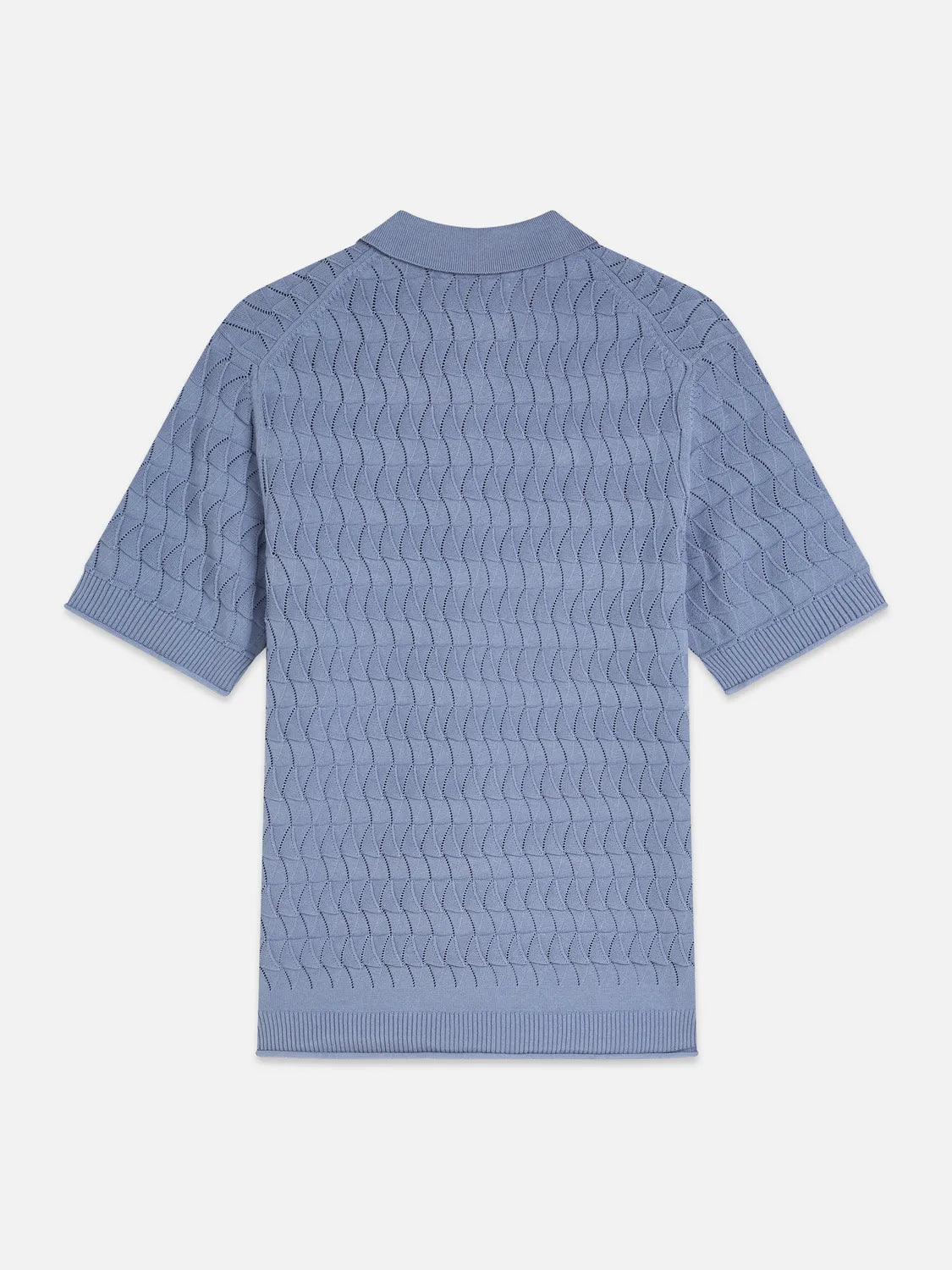 Pointelle Knitted Regular Fit Polo