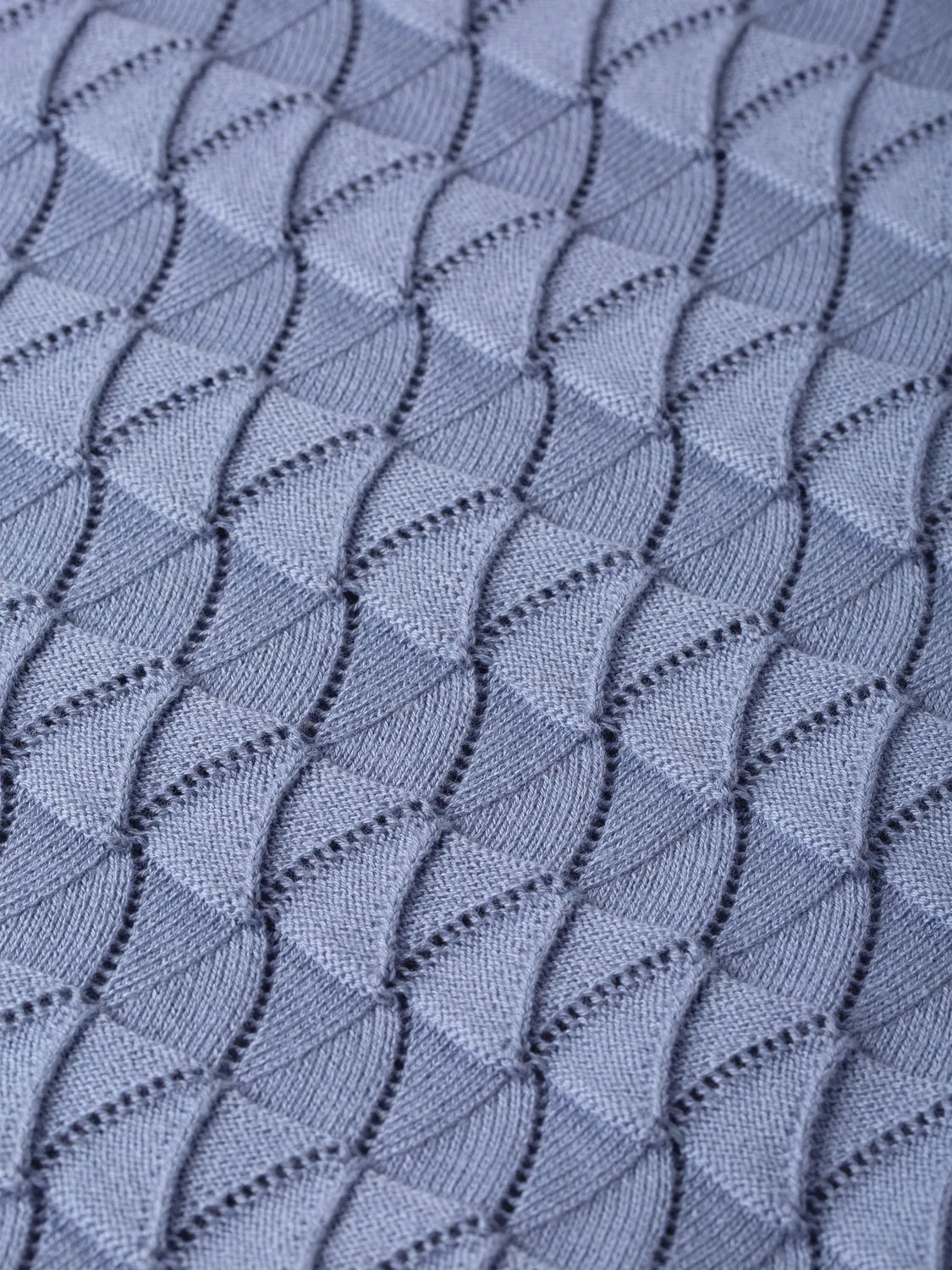 Pointelle Knitted Regular Fit Polo