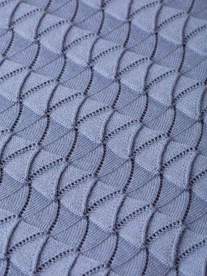 Pointelle Knitted Regular Fit Polo