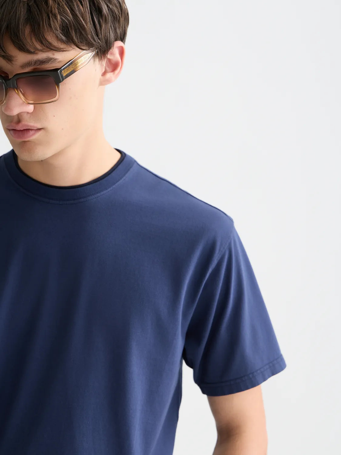 3 Crosses Garment-Dyed Relaxed-Fit T-Shirt