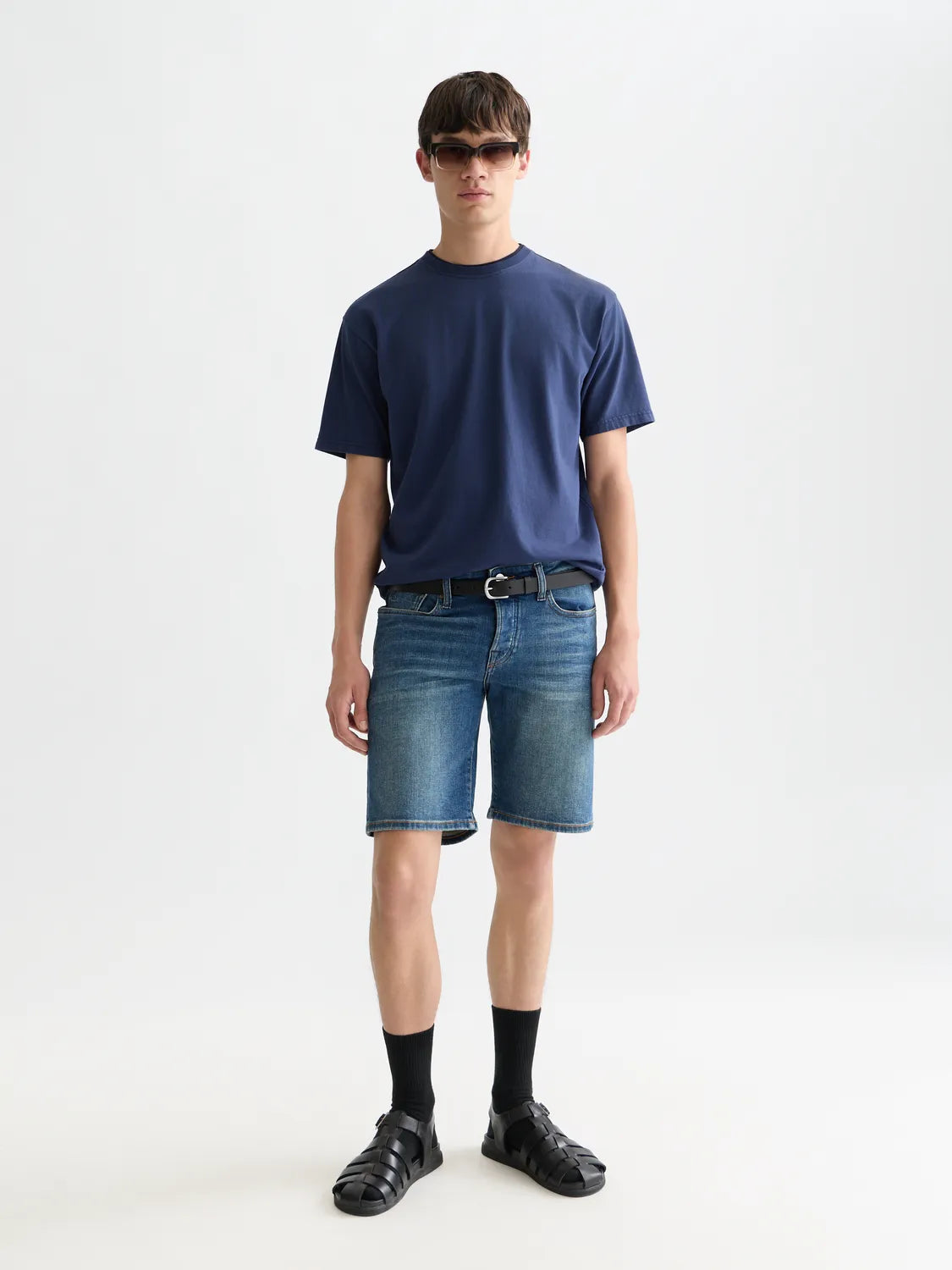 3 Crosses Garment-Dyed Relaxed-Fit T-Shirt