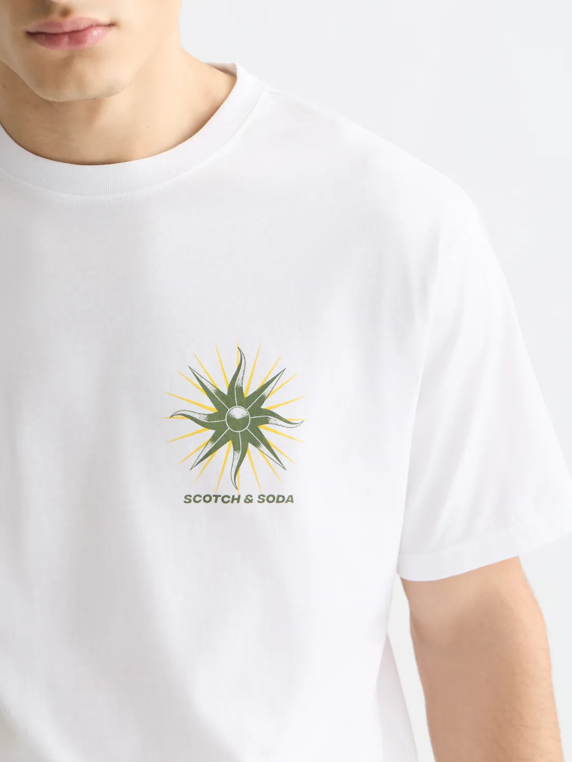 Front And Back Artwork Relaxed-Fit T-Shirt