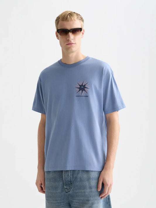 Front And Back Artwork Relaxed-Fit T-Shirt