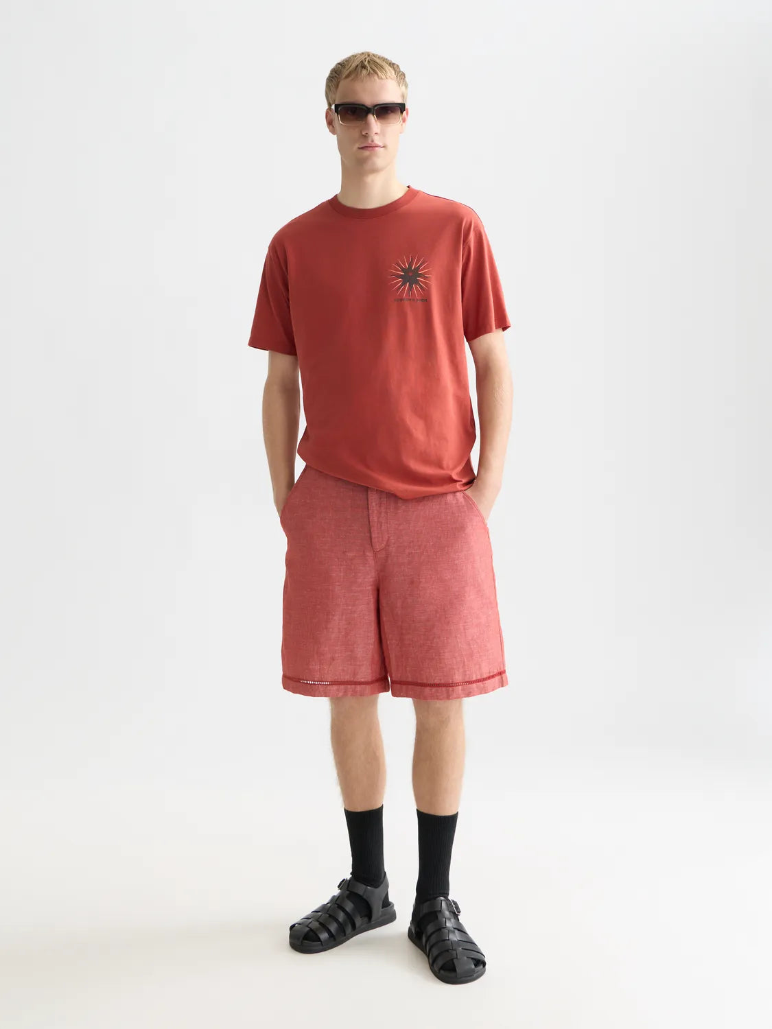 Front And Back Artwork Relaxed-Fit T-Shirt