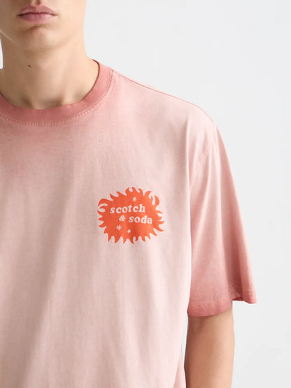 Front And Back Artwork Loose-Fit T-Shirt