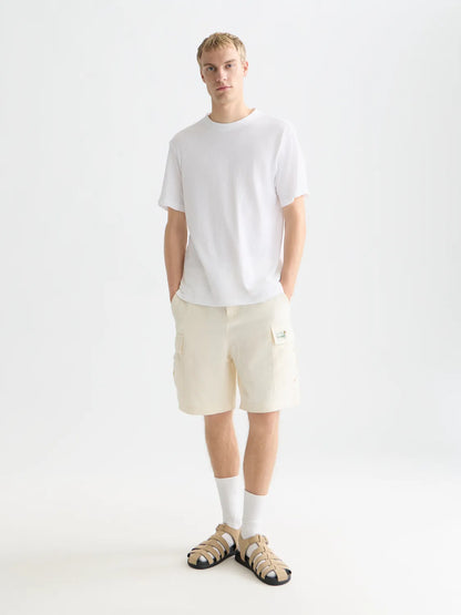 3 Crosses Cotton-Linen Regular-Fit T-Shirt