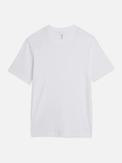 3 Crosses Cotton-Linen Regular-Fit T-Shirt