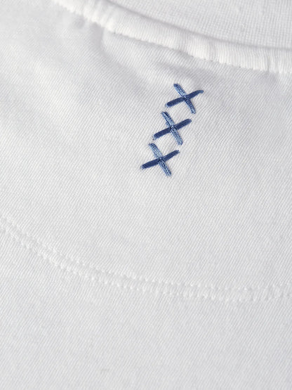 3 Crosses Cotton-Linen Regular-Fit T-Shirt