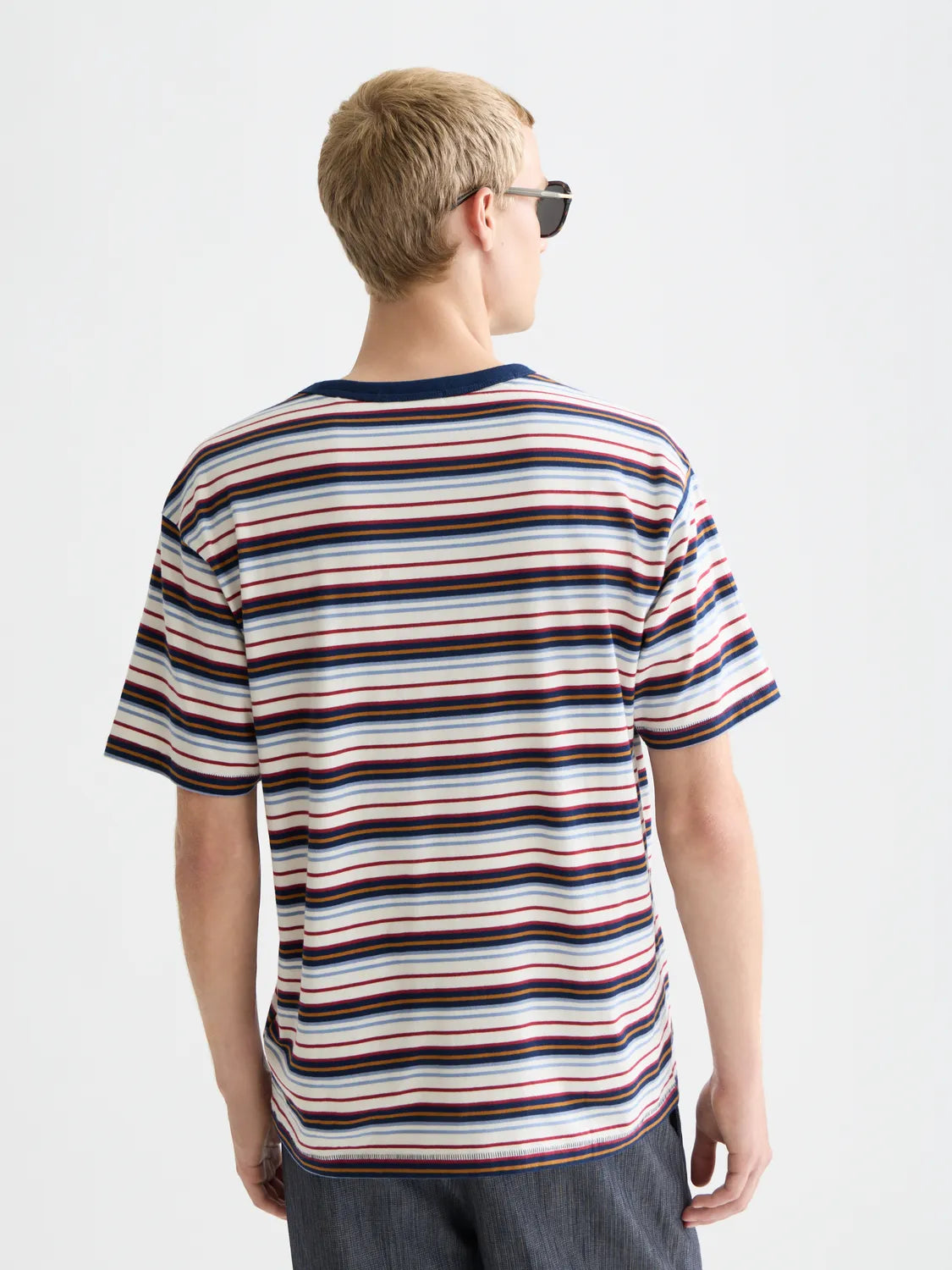 Relaxed-Fit Yarn Dyed T-Shirt