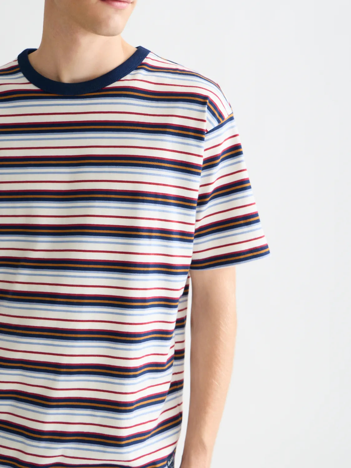 Relaxed-Fit Yarn Dyed T-Shirt