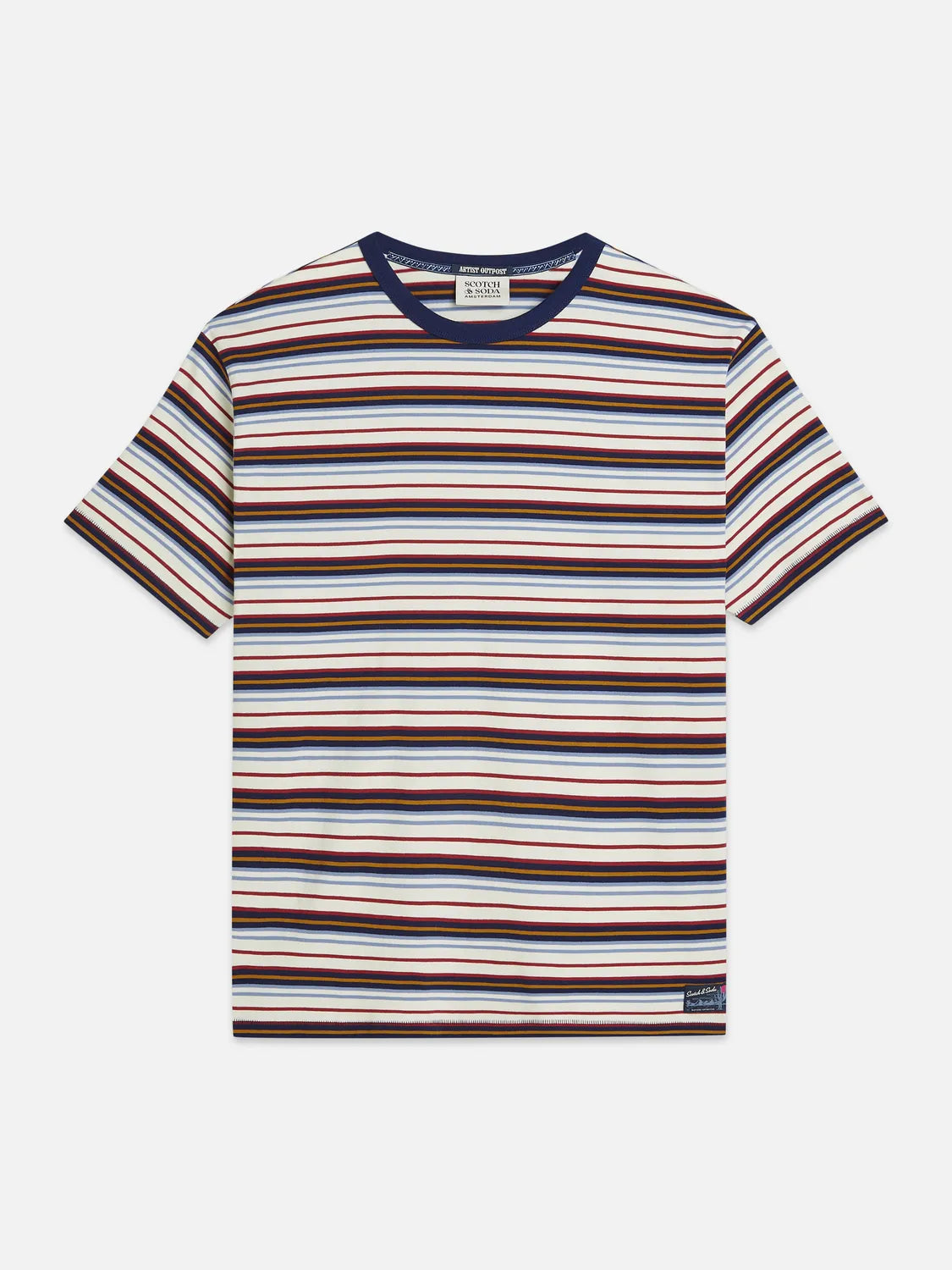 Relaxed-Fit Yarn Dyed T-Shirt
