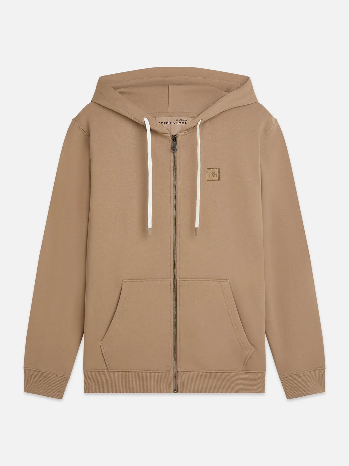 Logo Badge Regular-Fit Zip-Up Hoodie
