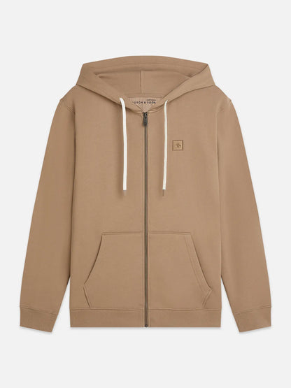 Logo Badge Regular-Fit Zip-Up Hoodie