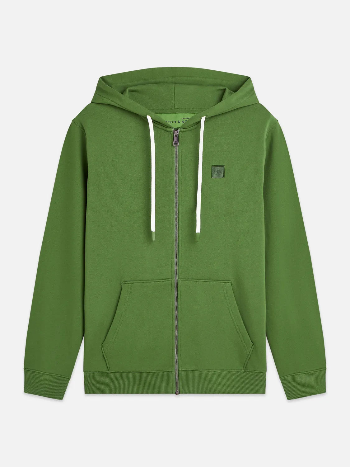 Logo Badge Regular Fit Zip-Up Hoodie
