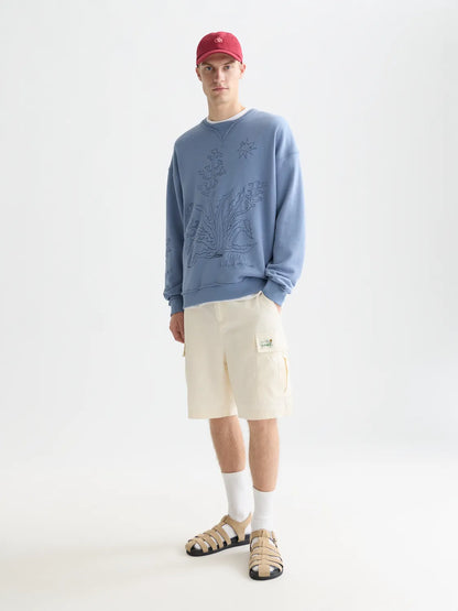 Embroidered Loose-Fit Sweatshirt