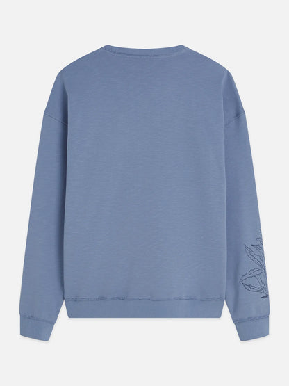 Embroidered Loose-Fit Sweatshirt