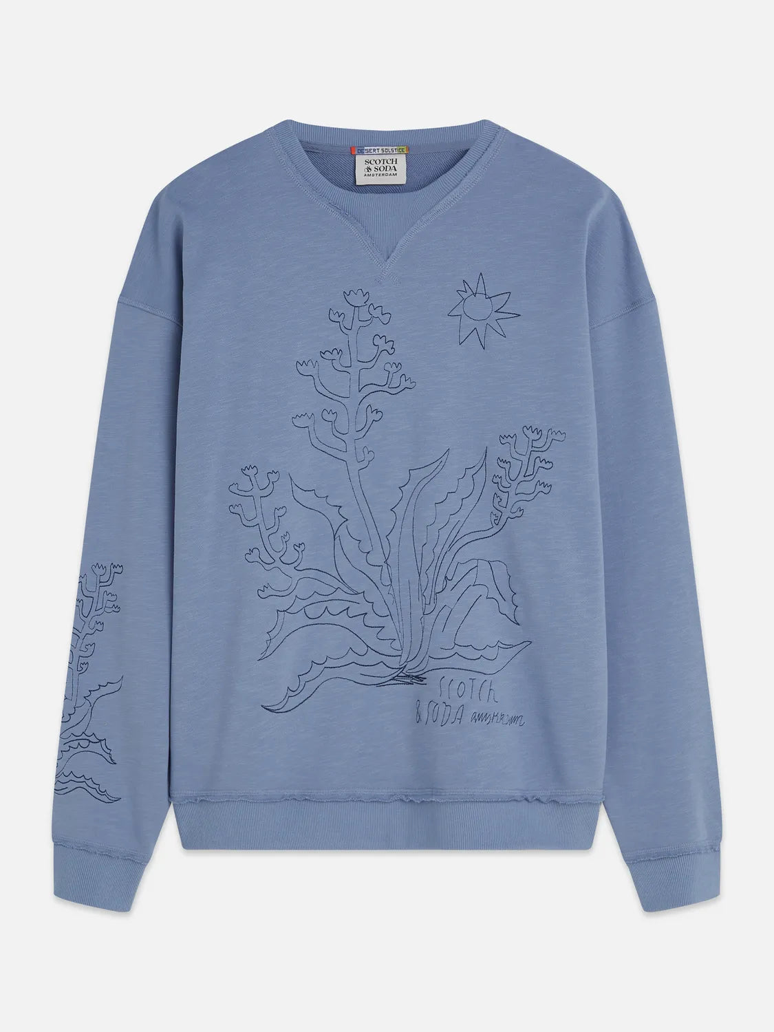 Embroidered Loose-Fit Sweatshirt