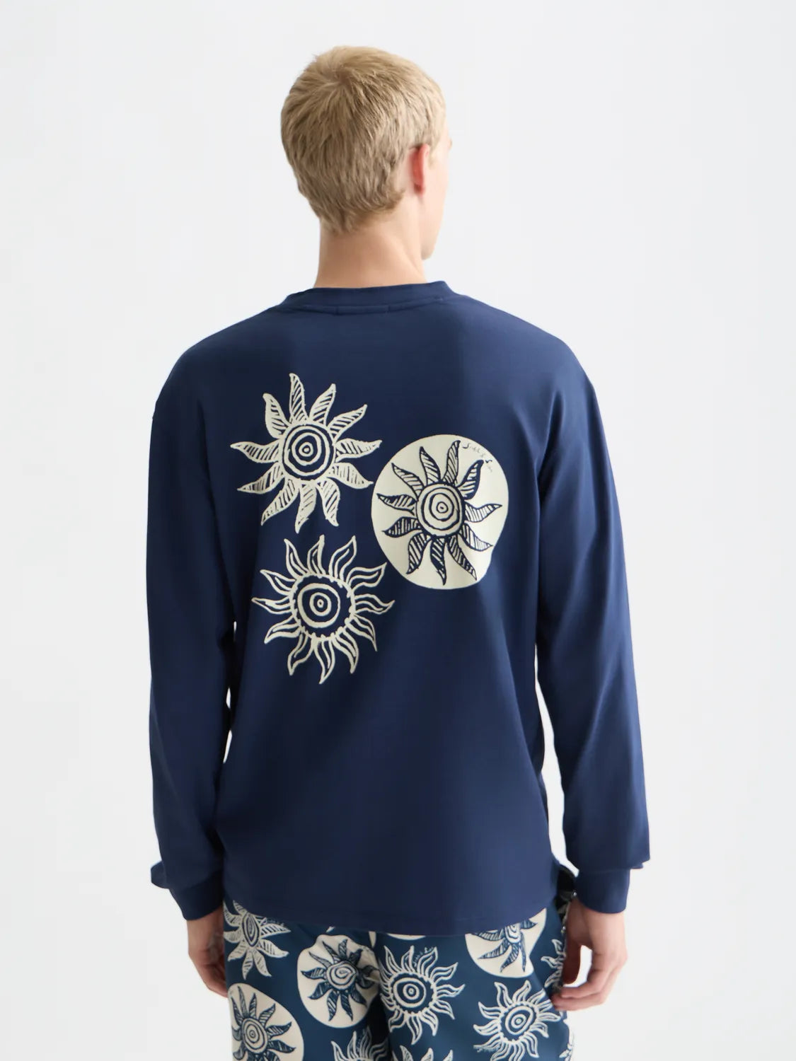 Back Artwork Relaxedfit Longsleeved Tshirt