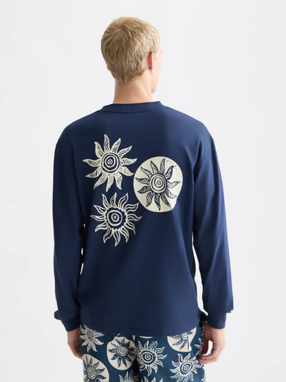 Back Artwork Relaxedfit Longsleeved Tshirt