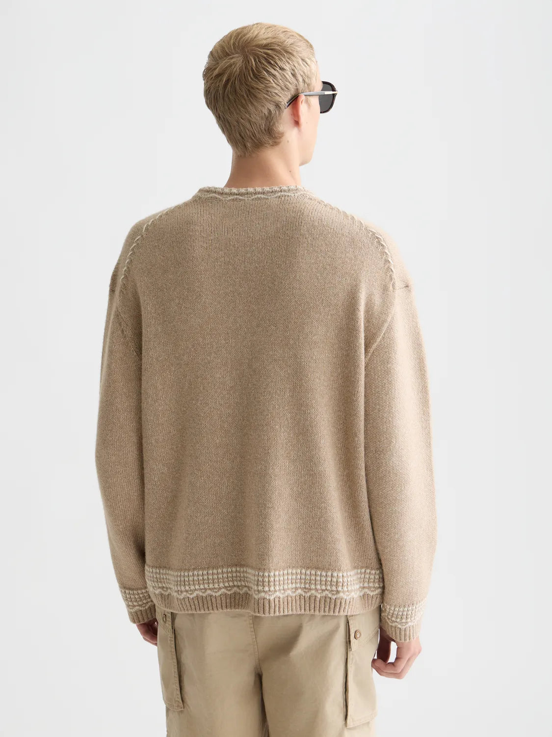 Loose-fit Jacquard Pullover
