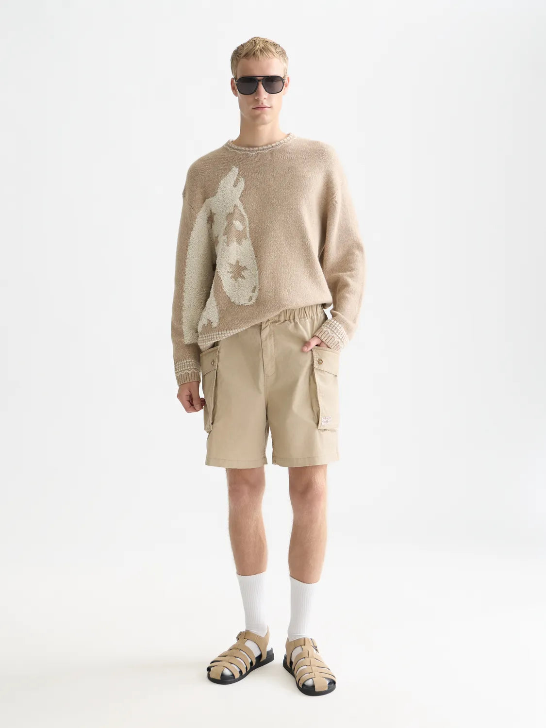 Loose-fit Jacquard Pullover