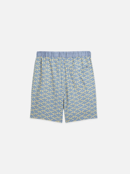 Fave Printed Linen Relaxed-Fit Bermuda Shorts