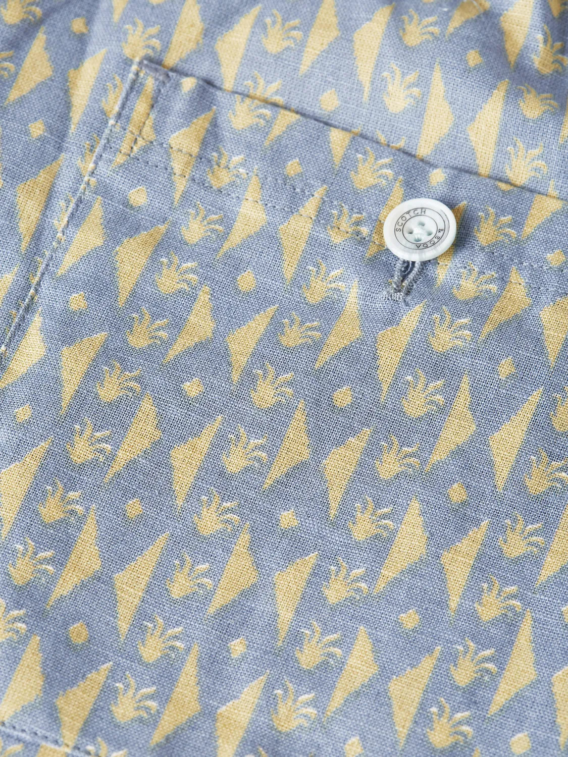 Fave Printed Linen Relaxed-Fit Bermuda Shorts