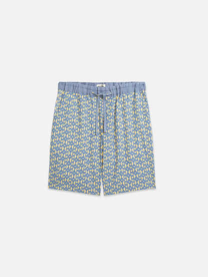 Fave Printed Linen Relaxed-Fit Bermuda Shorts