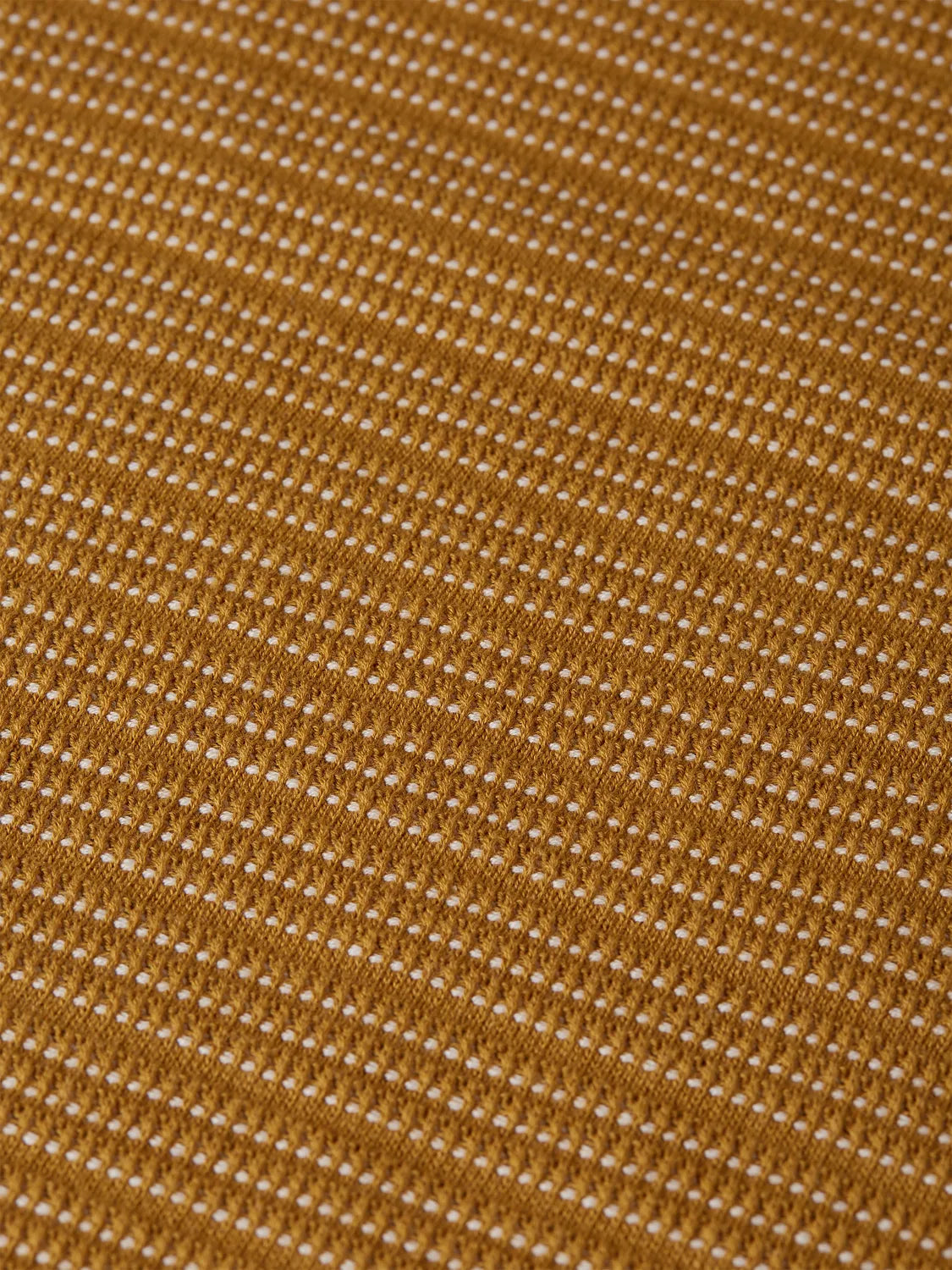 Structured Knitted Regular-Fit Polo