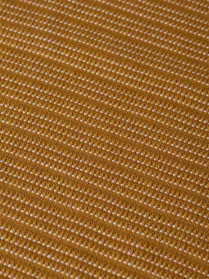 Structured Knitted Regular-Fit Polo