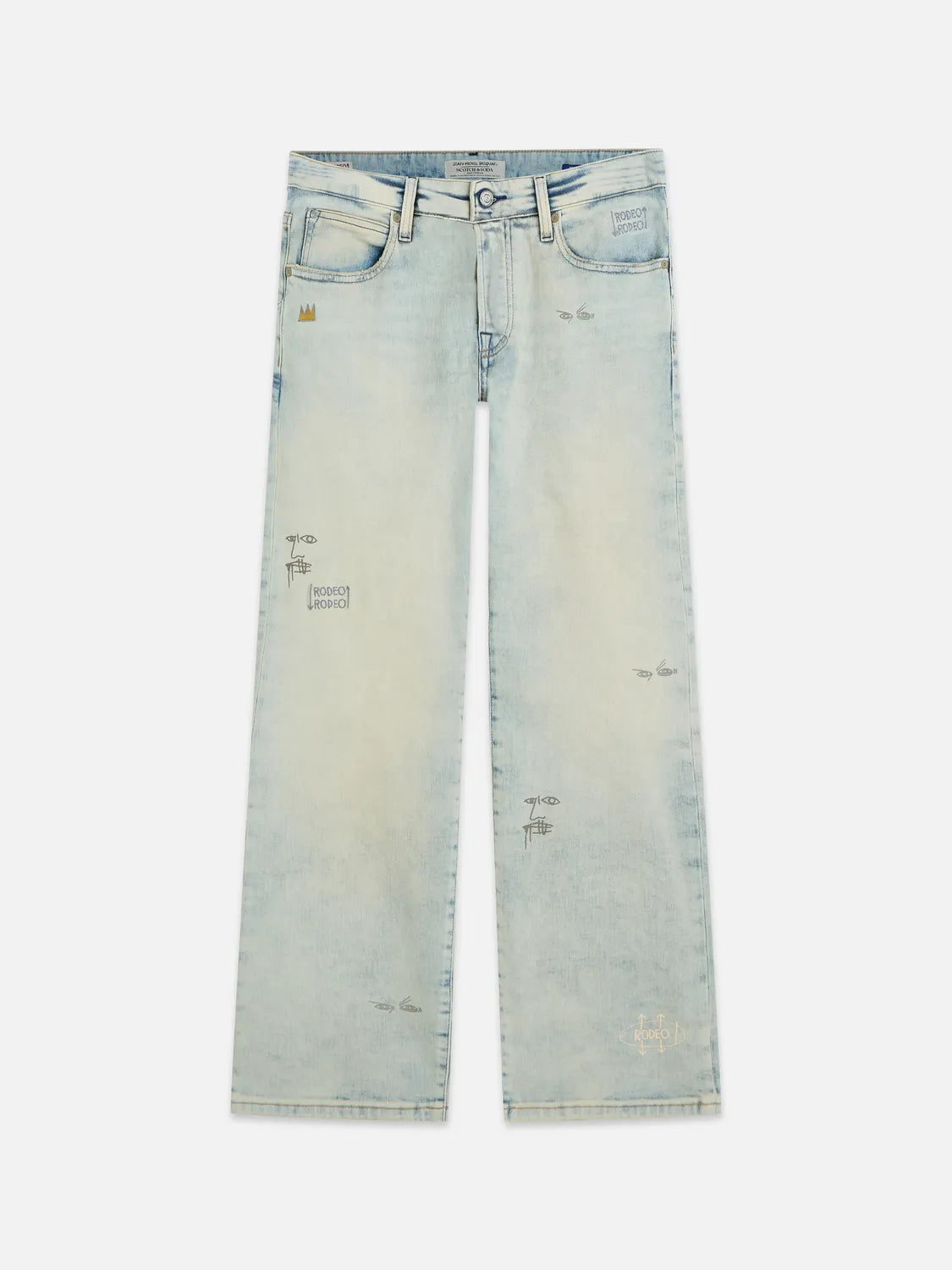 Scotch & Soda x Basquiat The Zee Straight-Fit Jeans