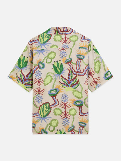 Printed Tencel Relaxed-Fit Shirt