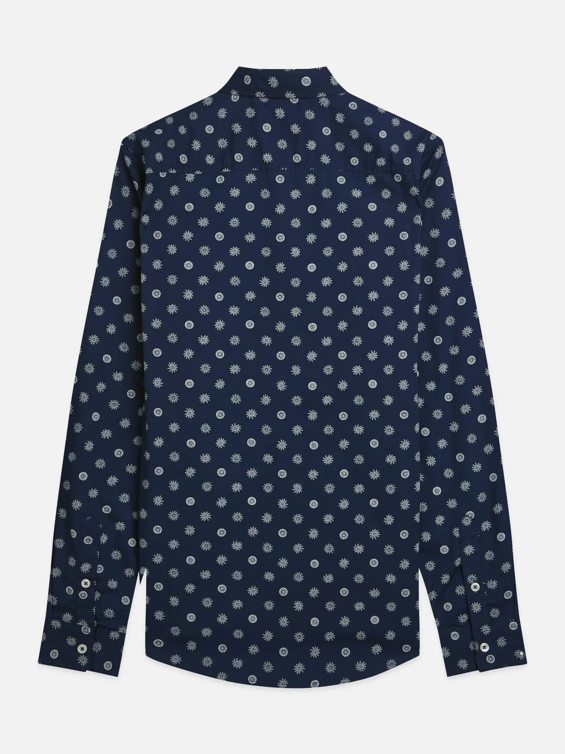 Microprint Poplin Slim-Fit Shirt
