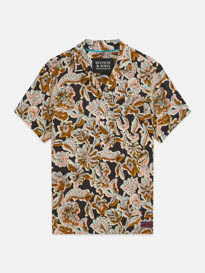 Printed Viscose Regular-Fit Shirt