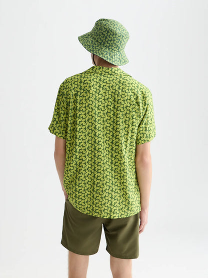 Printed Viscose Regular-Fit Shirt