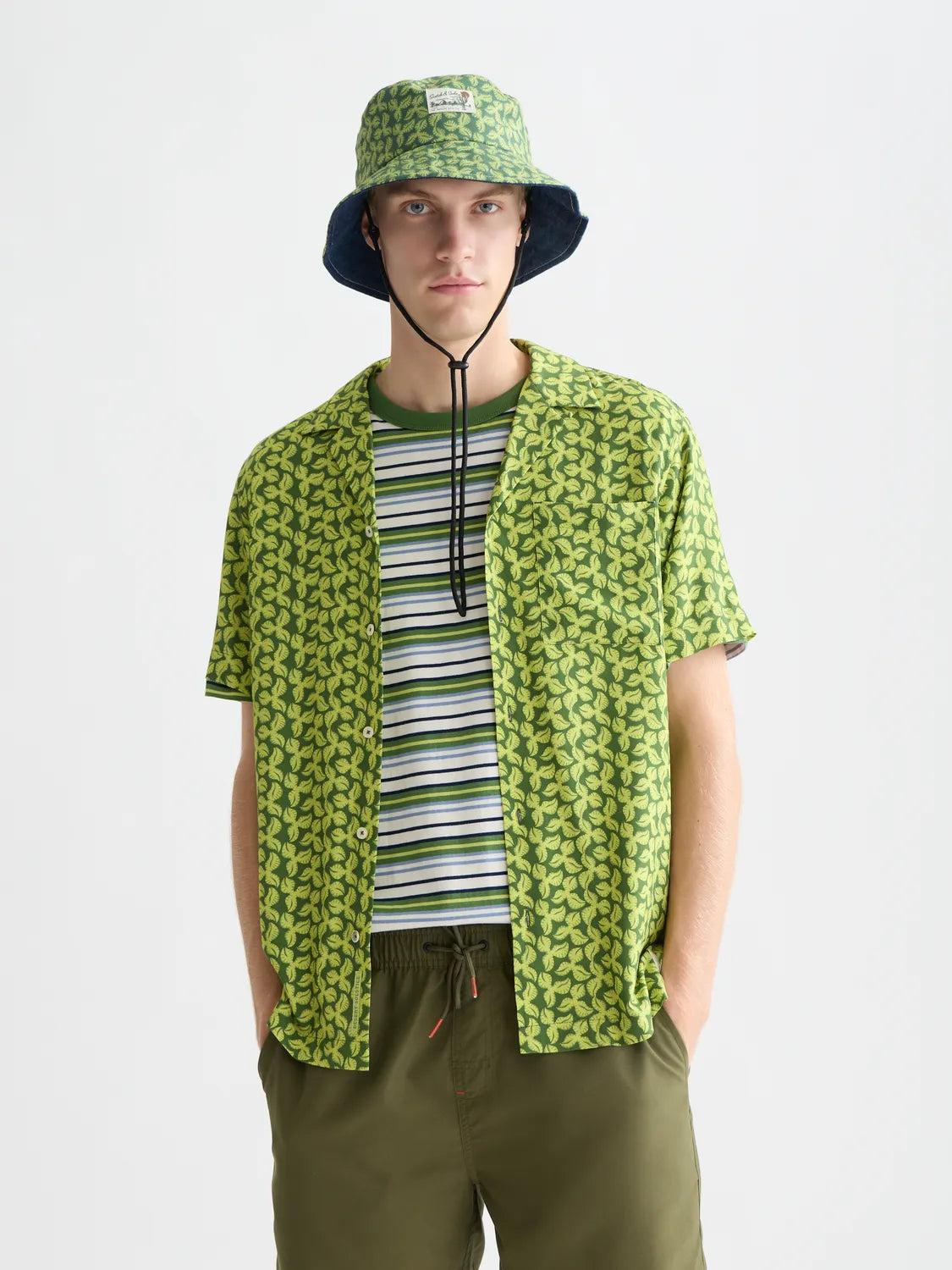 Printed Viscose Regular-Fit Shirt