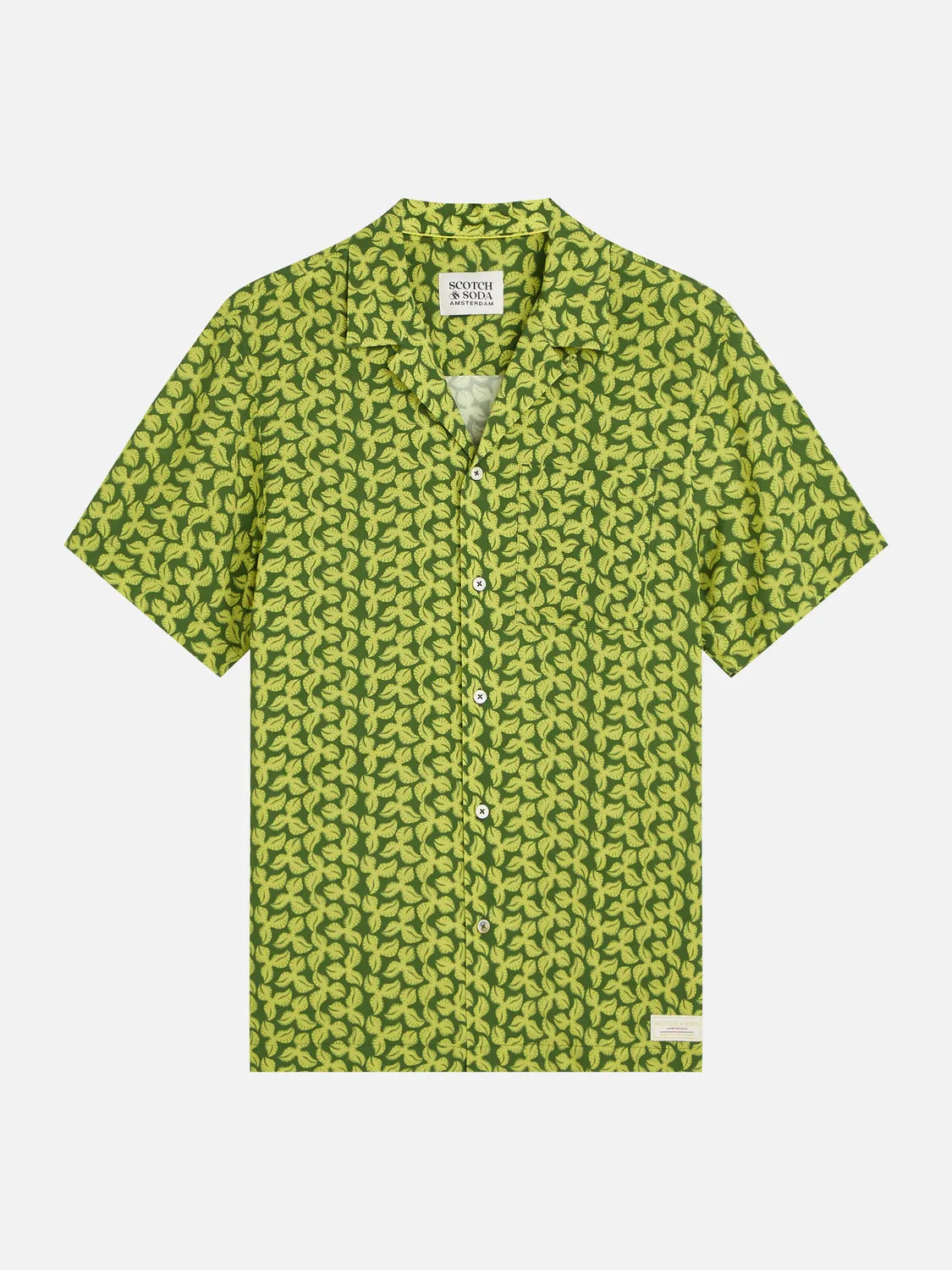 Printed Viscose Regular-Fit Shirt