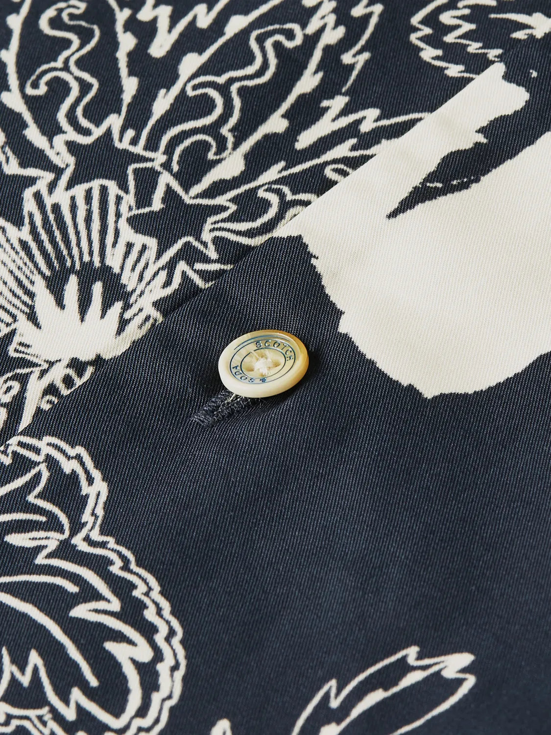 Printed Lyocell Short Sleeve Shirt