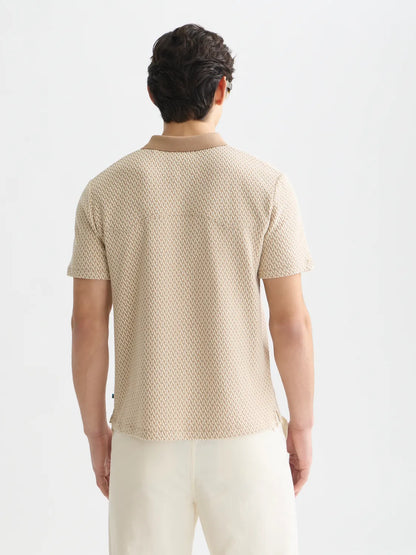 Jacquard Relaxed-Fit Polo