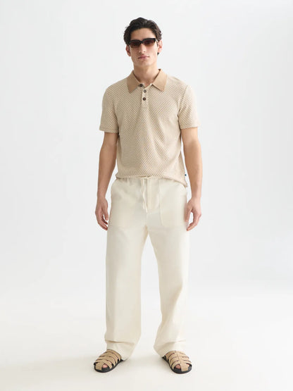 Jacquard Relaxed-Fit Polo
