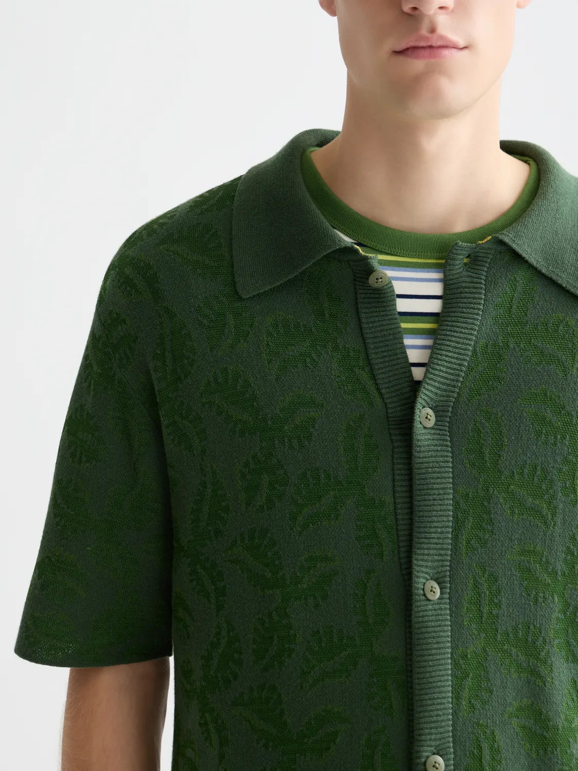 Knitted Short Sleeve Shirt