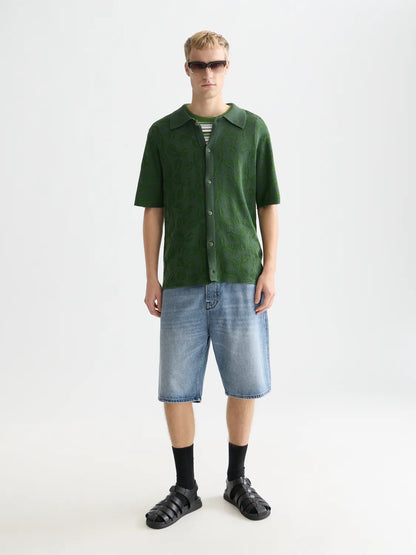 Knitted Short Sleeve Shirt