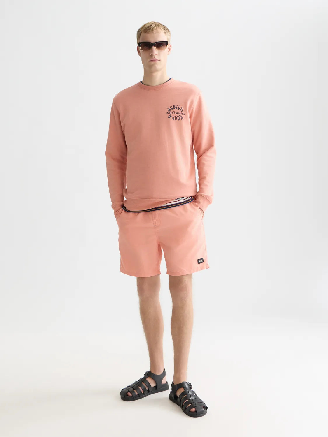Left Chest Logo Regular-Fit Sweatshirt