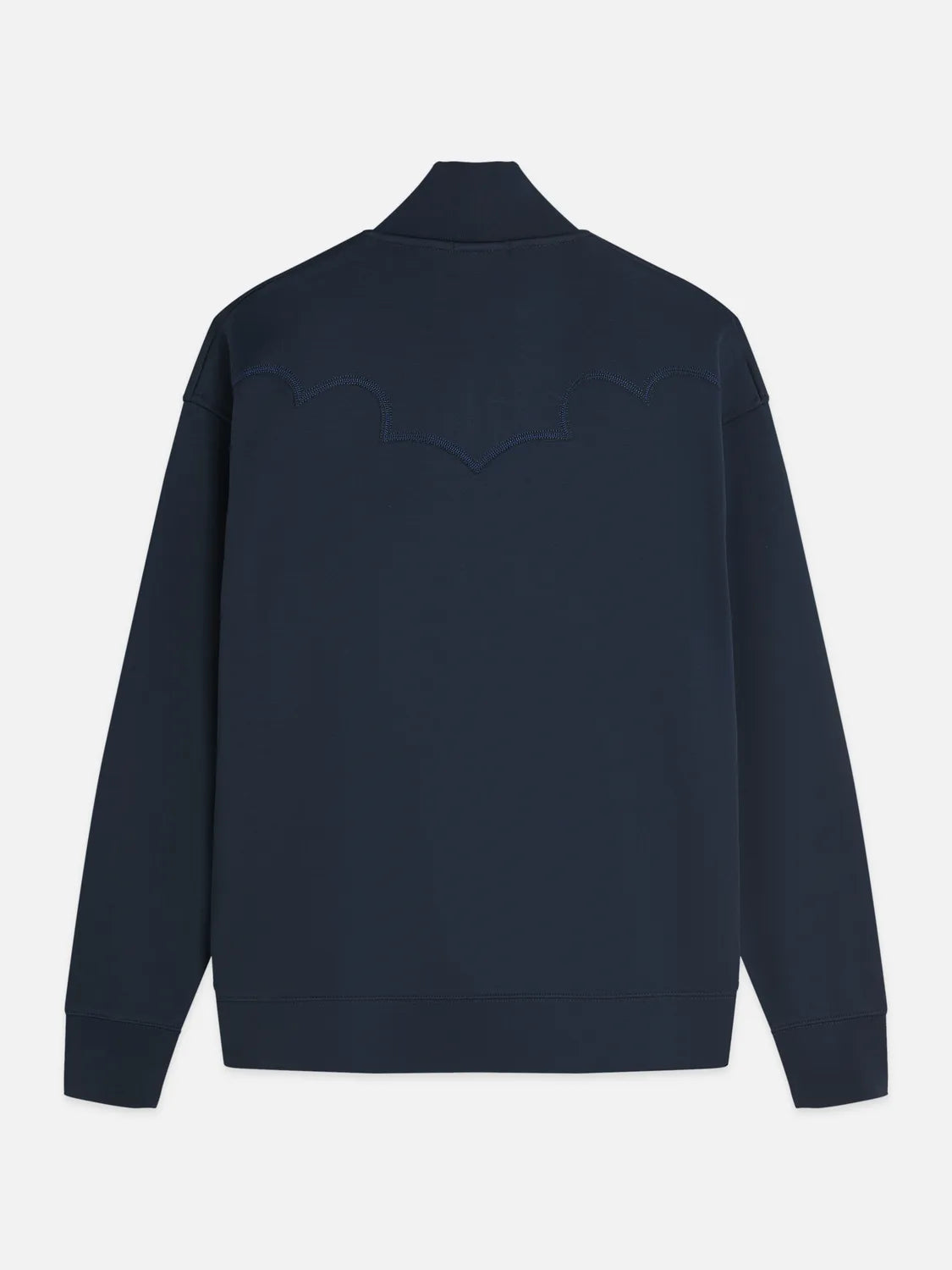 Interlock Embroidered Relaxed-Fit Zip-Through Track Jacket