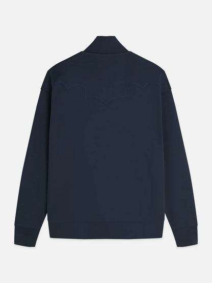 Interlock Embroidered Relaxed-Fit Zip-Through Track Jacket