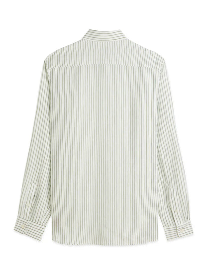 Linen Striped Regular-Fit Shirt