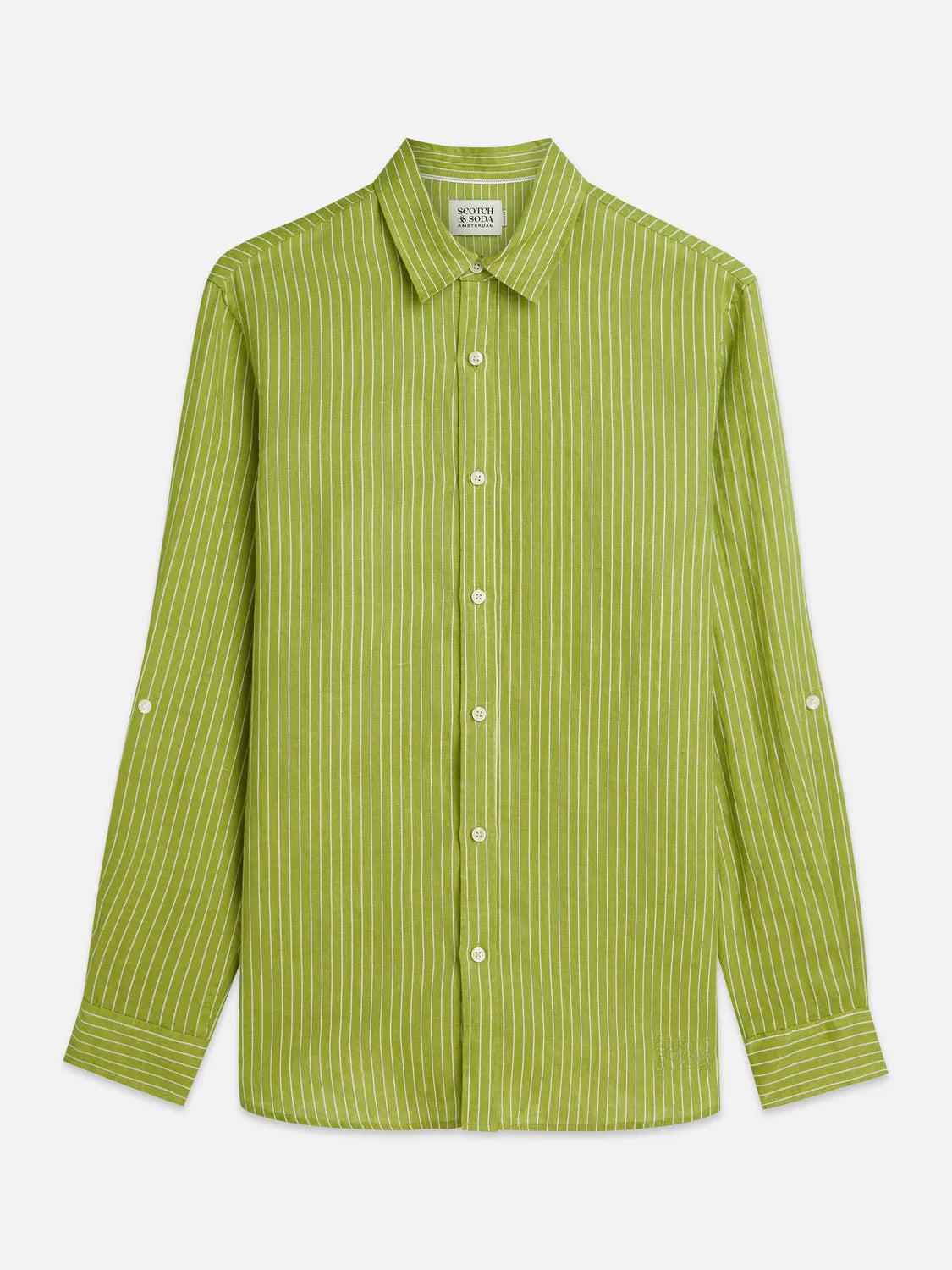 Linen Striped Regular-Fit Shirt